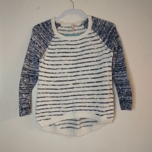 Red Camel marled blue and cream sweater. Size S